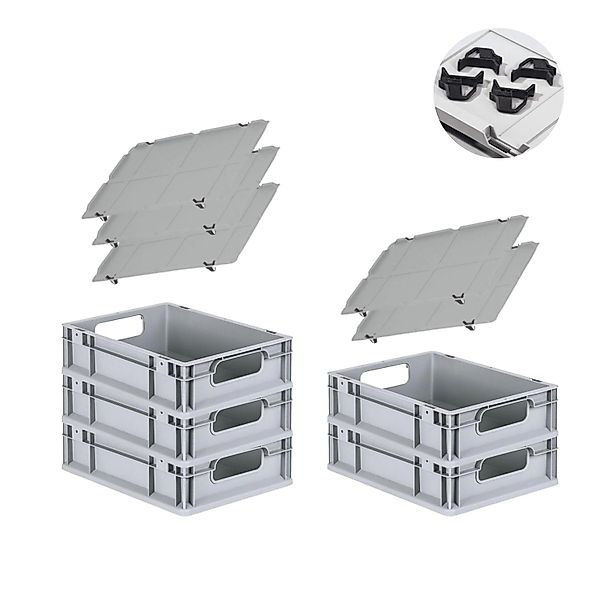 PROREGAL® Stapelbox SparSet Eurobox NextGen Economy günstig online kaufen