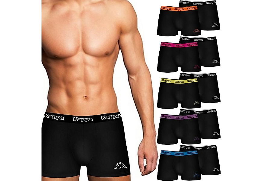 Kappa Boxershorts Herren 10er Pack – Unterhosen Größen M-XXL, Hochwertige B günstig online kaufen