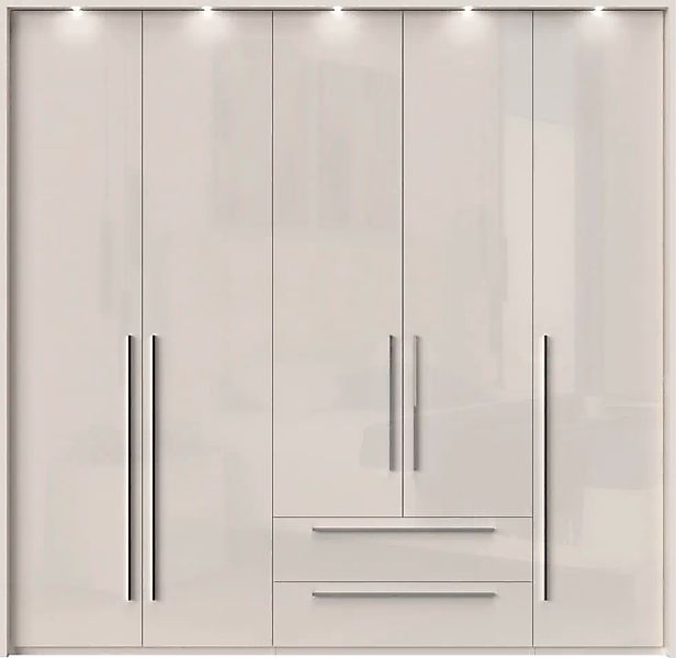 Places of Style Drehtürenschrank "Piano", weiß, verschiedene Breiten mit 2 günstig online kaufen