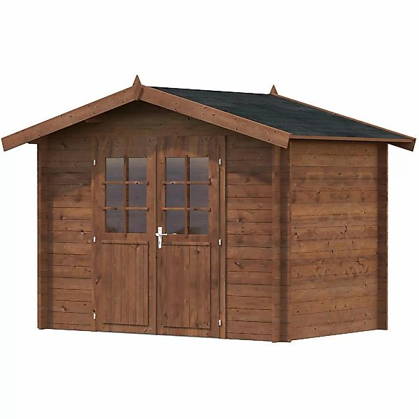 Palmako Holz-Gartenhaus - Druckimprägniert 332 cm x 180 cm FSC® günstig online kaufen