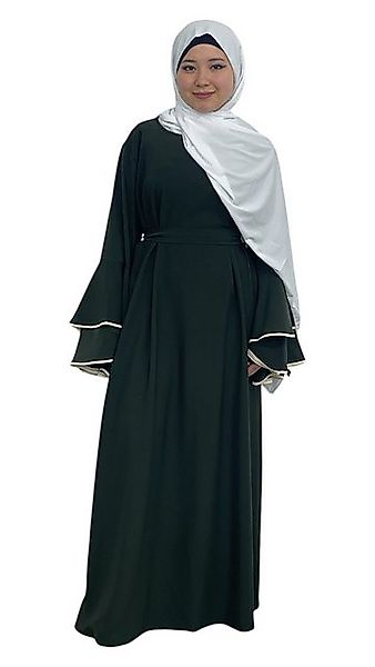 HELLO MISS Partykleid Abaya, Maxikleid, Langarm Kleid mit Gürtel, Hijabi Kl günstig online kaufen