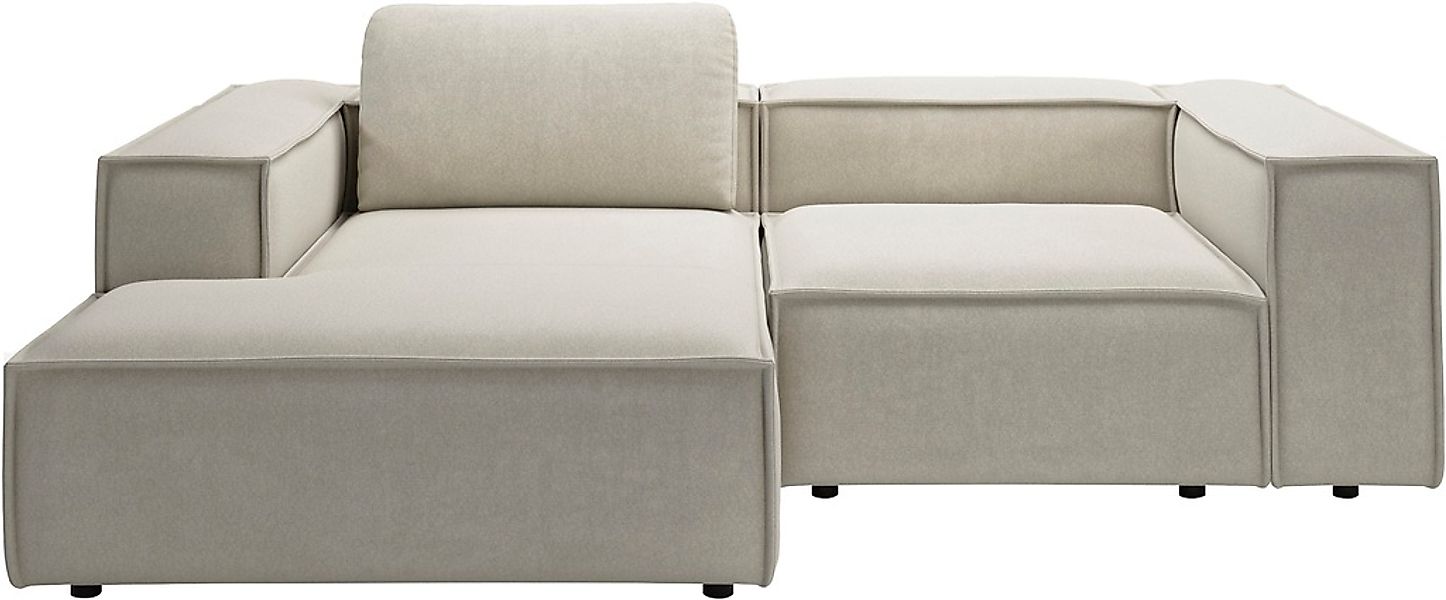 Places of Style Ecksofa "Watertown, kompakte L-Form, 246 cm breite für klei günstig online kaufen