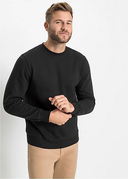 bonprix Sweatshirt mit Rundhalsauschnitt günstig online kaufen