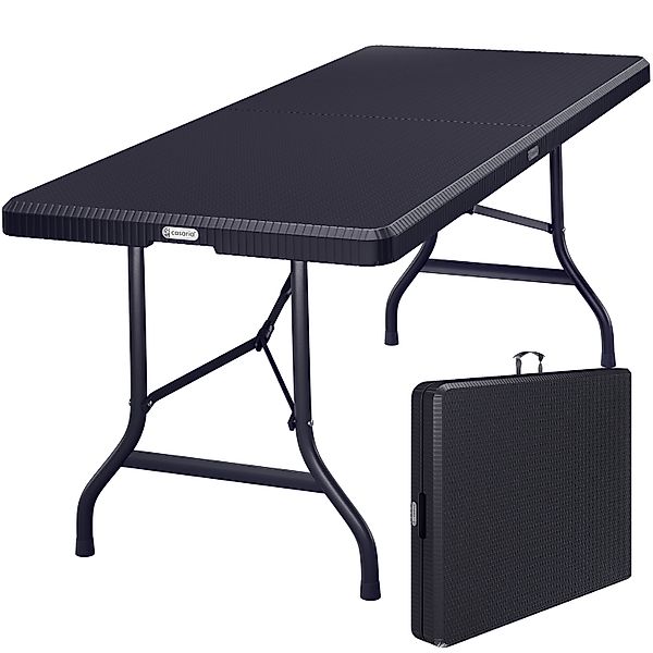 Casaria Klapptisch Malmö (1-St), Klappbarer Gartentisch 180x75 cm Wetterfes günstig online kaufen