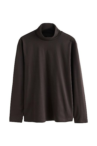 Next Langarmshirt Langarm-Rollkragenshirt aus SUPIMA®-Baumwolle (1-tlg) günstig online kaufen