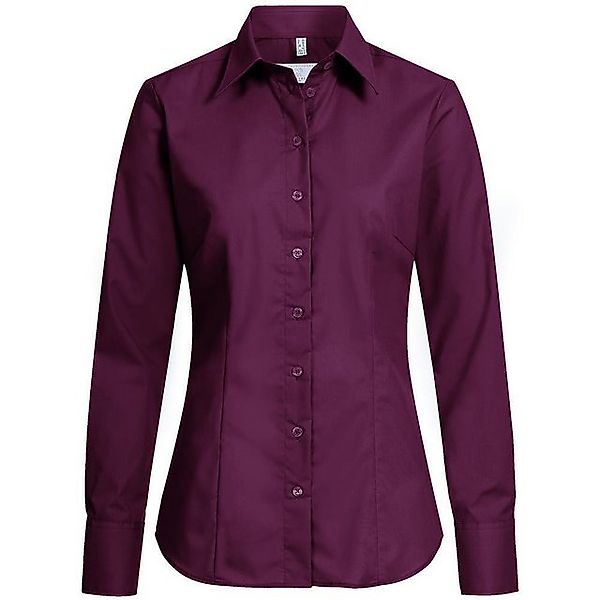 GREIFF Langarmbluse Greiff Corporate Bluse Damen BASIC Regular-Fit Brombeer günstig online kaufen