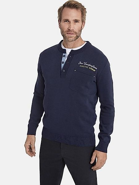 Jan Vanderstorm Strickpullover ELGER mit Rippdetails günstig online kaufen