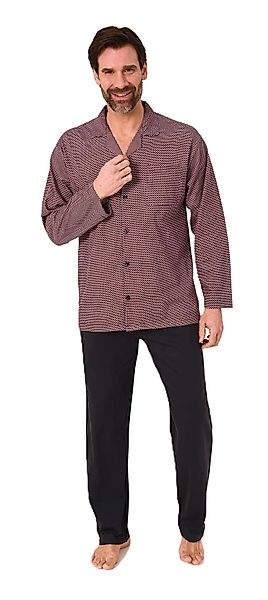 Normann Pyjama Herren Langarm Schlafanzug zum günstig online kaufen