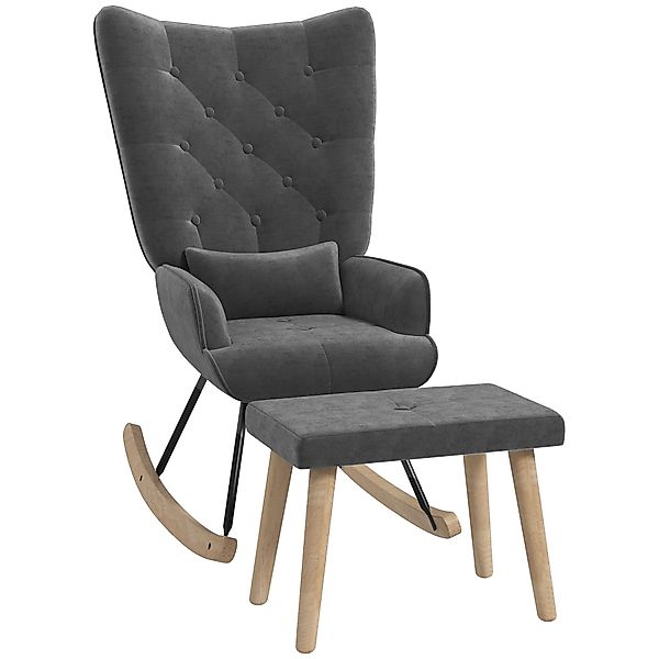 HOMCOM Relaxsessel Ohrensessel mit Hocker, Kissen, günstig online kaufen