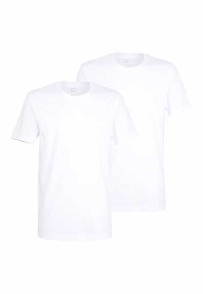bugatti T-Shirt "Bari" Packung, 2er Pack, 2 Rundhalsausschnitt, Kurzarm, ba günstig online kaufen