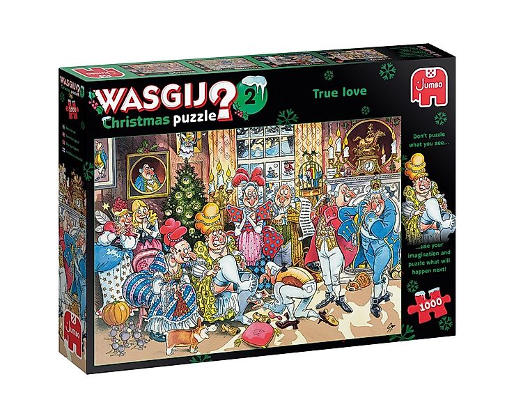 Jumbo Spiele Puzzle Wasgij Christmas 2 Wahre Liebe! 1000 Teile Puzzle, 1000 günstig online kaufen
