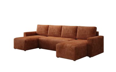Luxusbetten24 Schlafsofa Designer Sofa Melva U, günstig online kaufen