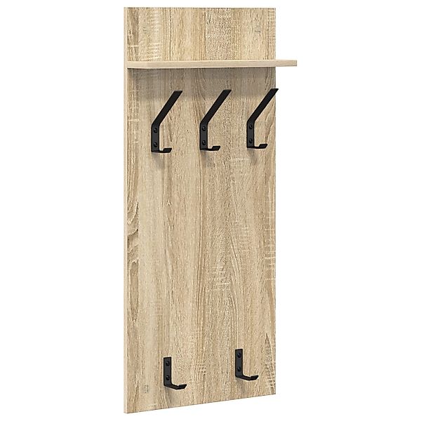 vidaXL Regal Wandmontierter Kleiderständer Sonoma Eiche günstig online kaufen