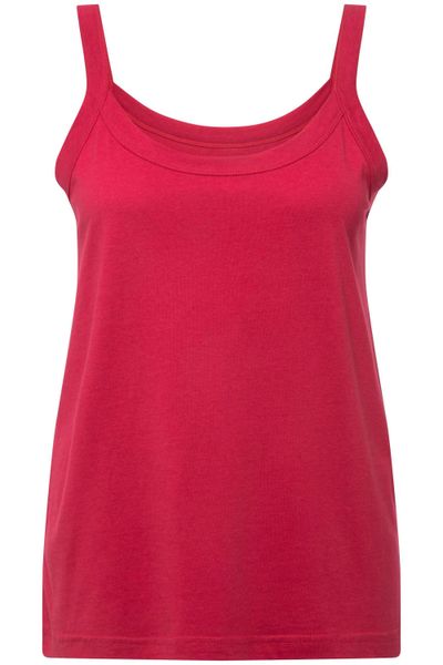 Ulla Popken Longtop Spaghettitop Rundhals Modalmix günstig online kaufen