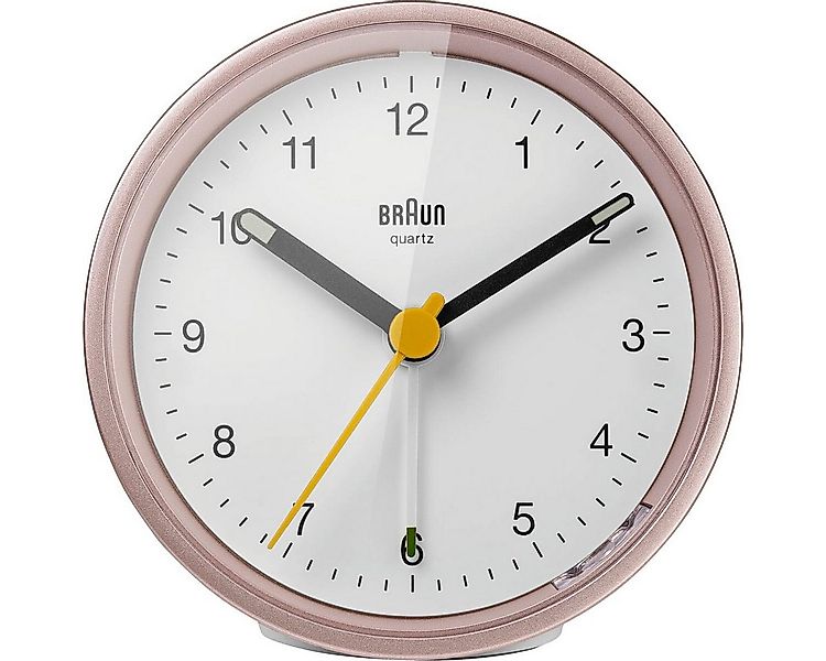 Braun Radiowecker Braun Uhren BC12PW Quarzwecker Uhren/Wecker Pink-Weiss günstig online kaufen