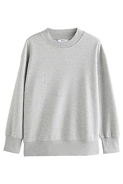 Next Longsweatshirt Angerautes Relaxed Fit Oversized-Sweatshirt (1-tlg) günstig online kaufen