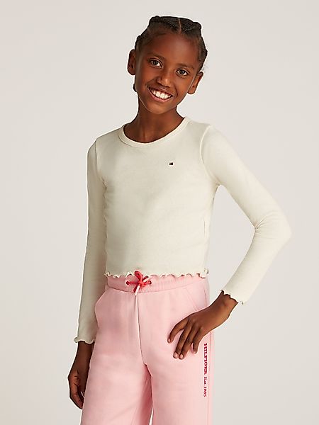 Tommy Hilfiger Langarmshirt SLUB KNIT TOP günstig online kaufen