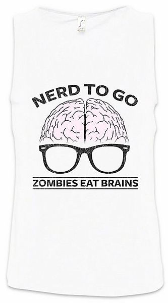 Urban Backwoods Tanktop Nerd To Go Ärmelloses T-Shirt Zombie Zombies Brain günstig online kaufen