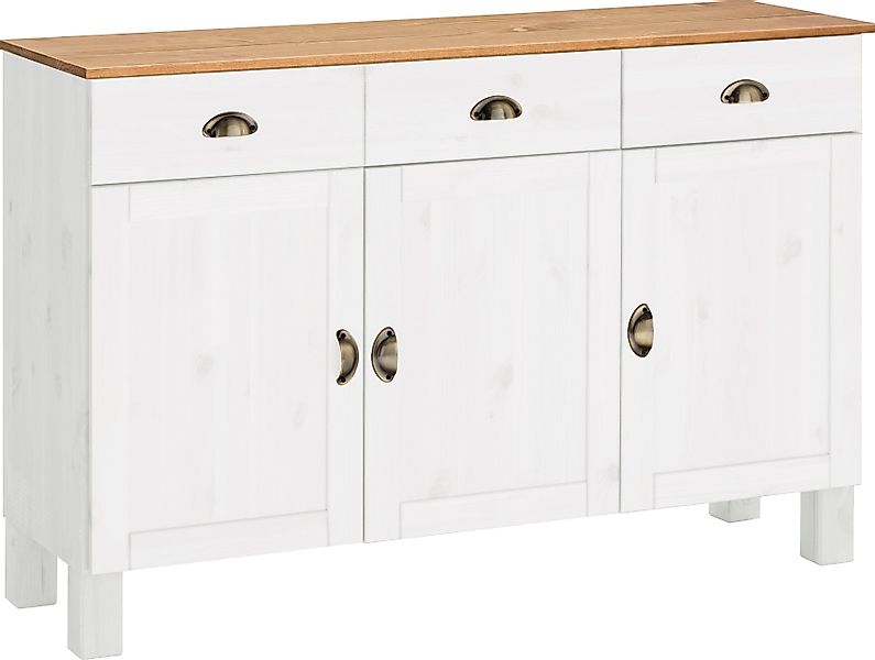 Home affaire Unterschrank "Oslo", 125 cm breit, 38 cm tief, als Sideboard, günstig online kaufen