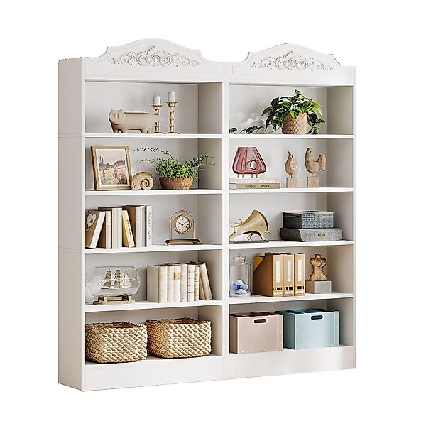 Tribesigns Bücherregal 190cm Standregal Büroregal Raumteiler günstig online kaufen
