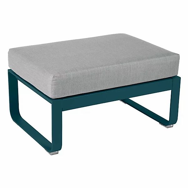 Bellevie 1-Sitzer Hocker 21 Acapulcoblau 79 Flanellgrau günstig online kaufen