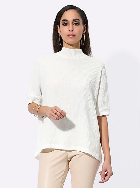 creation L T-Shirt Jacquard-Shirt Kurzarm günstig online kaufen