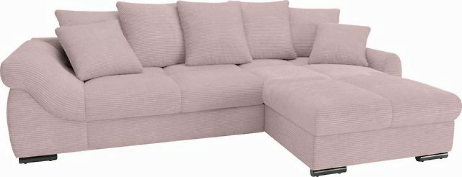 Mr. Couch Ecksofa "Livorno DuraFlex L-Form", inkl. Hochschläfer-Bettauszug, günstig online kaufen