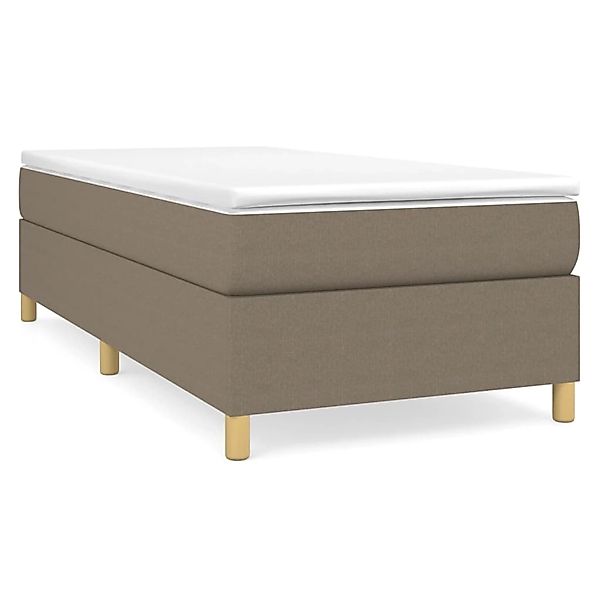 vidaXL Boxspringbett Taupe 90x190 cm Stoff1368922 günstig online kaufen