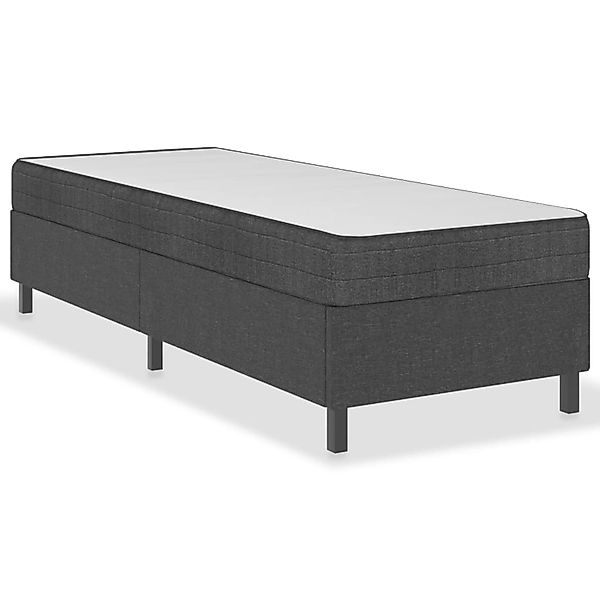 vidaXL Boxspringbett Dunkelgrau Stoff 90x200 cm627433 günstig online kaufen