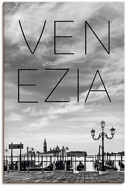 Artland Wandbild »Gondeln am frühen Morgen in Venedig« Venedig 1 Stk. tlg. günstig online kaufen