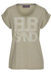 Elbsand T-Shirt Eldis mit Logodruck, Kurzarmshirt günstig online kaufen