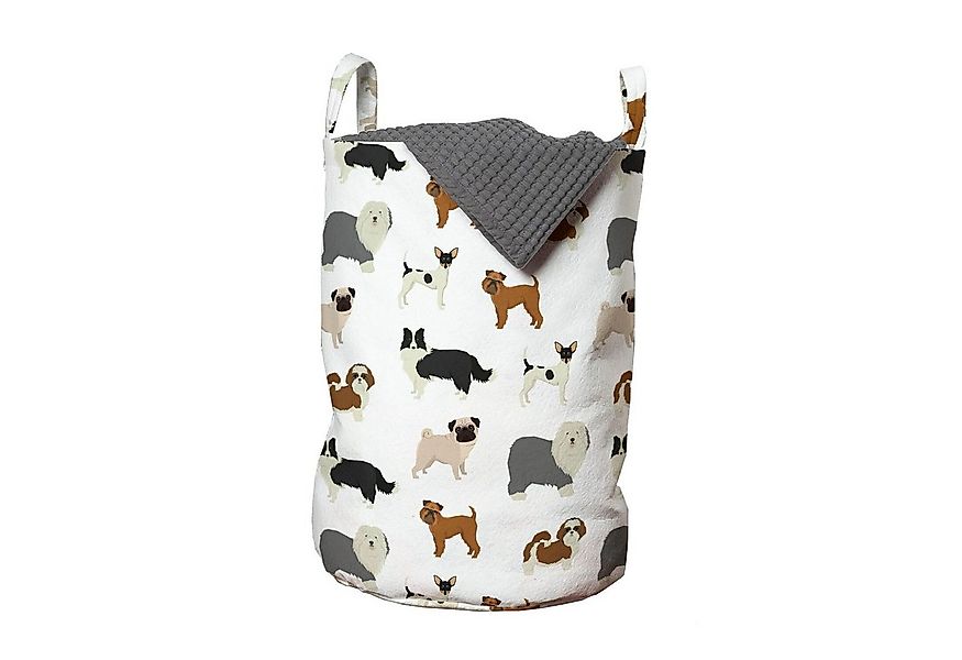 Abakuhaus Wäschesäckchen Wäschekorb mit Griffen Kordelzugverschluss für Was günstig online kaufen