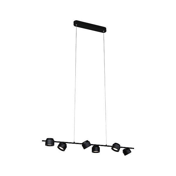 Paulmann "LED Pendelleuchte 3-Step-Dim Puric Pane 2700K 6x350lm 6x4,5W Schw günstig online kaufen