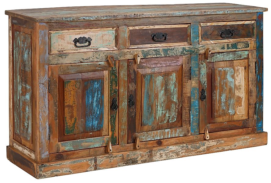 SIT Sideboard "Riverboat", aus recyceltem Altholz, Breite 40 cm, Shabby Chi günstig online kaufen