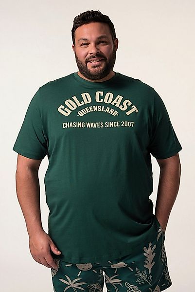 Men Plus T-Shirt T-Shirt Halbarm Print Rundhals günstig online kaufen