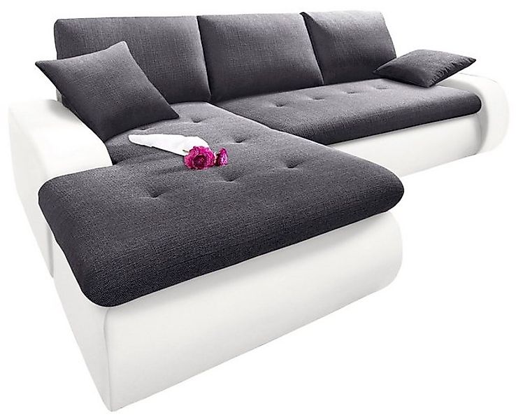 TRENDMANUFAKTUR Ecksofa "Indie, modern und bequem, Materialmix, OTTOs Choic günstig online kaufen