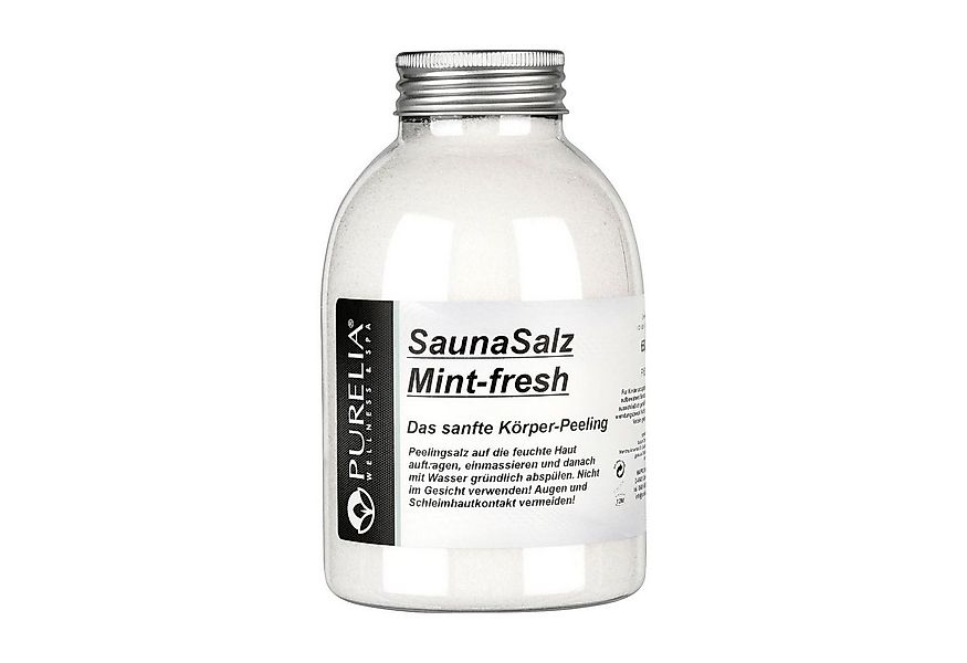 Purelia Sauna-Aufgussset PURELIA Sauna Salz Mint fresh 650g Peelingsalz Sau günstig online kaufen