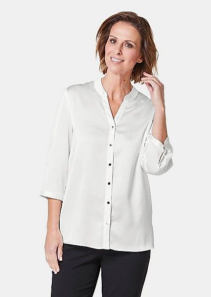 GOLDNER Klassische Bluse Bluse mit festlichem Stehkragen günstig online kaufen