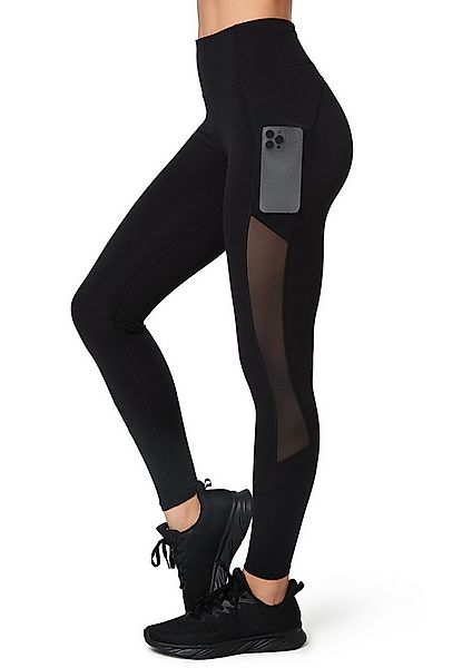 Yvette Leggings Damen Mesh Sport Leggings mit Taschen, hight wiast, 353A21 günstig online kaufen
