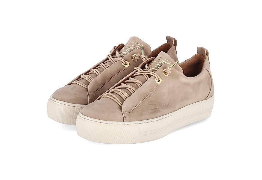 Paul Green Paul Green 5017-16 Damen Rauleder beige Schnürschuh günstig online kaufen