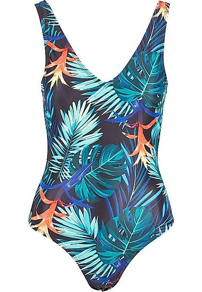 URBAN CLASSICS Monokini Urban Classics Damen Ladies High Leg Pattern Swimsu günstig online kaufen