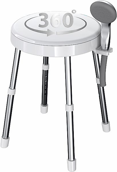 Bischof Dusch- und Badhocker "Rotate 1.0" belastbar bis 150 kg TÜV/GS geprü günstig online kaufen