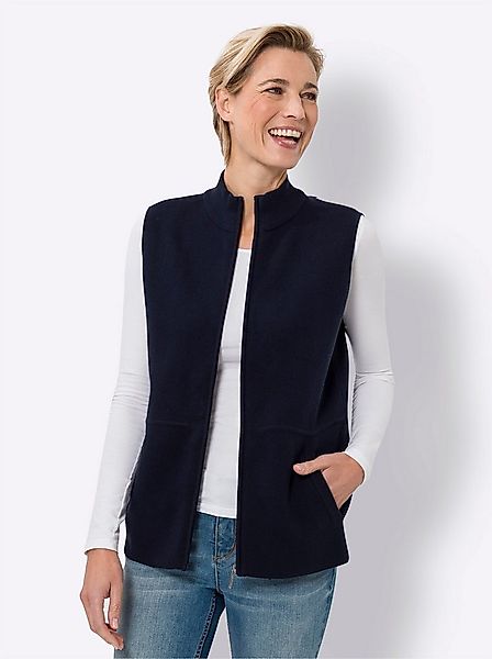 Sieh an! Strickweste Strickweste Ärmellos Jacquard günstig online kaufen