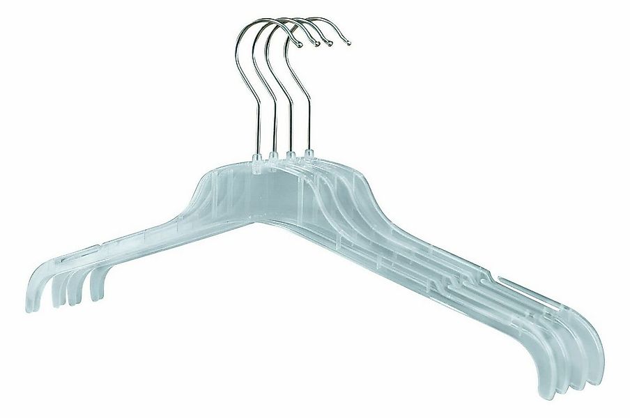 RSR Hangers Kleiderbügel FO 47 cm Hemdenbügel 360° Haken transparent, (50-t günstig online kaufen