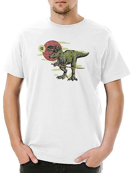 Urban Backwoods Print-Shirt Urban Backwoods Tyrannosaurus Samurai Herren T- günstig online kaufen