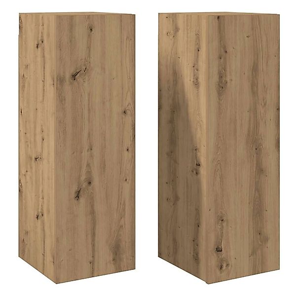 vidaXL TV-Schränke 2 Stk Artisan-Eiche 30,5x30x90 cm Holzwerkstoff 856397 günstig online kaufen