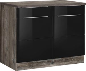KOCHSTATION Unterschrank "KS-Brindisi" 100 cm breit, viel Stauraum günstig online kaufen