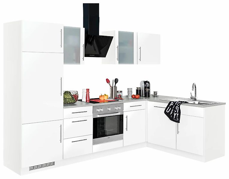 wiho Küchen Winkelküche "Cali", ohne E-Geräte, Stellbreite 280 x 170 cm günstig online kaufen