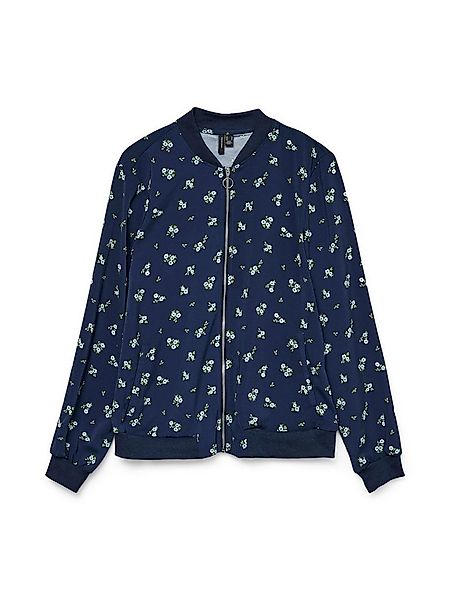 Vero Moda Blouson Schalkragen Langarm Elegant VMCOCO L/S BOMBER AOP GA WVN günstig online kaufen