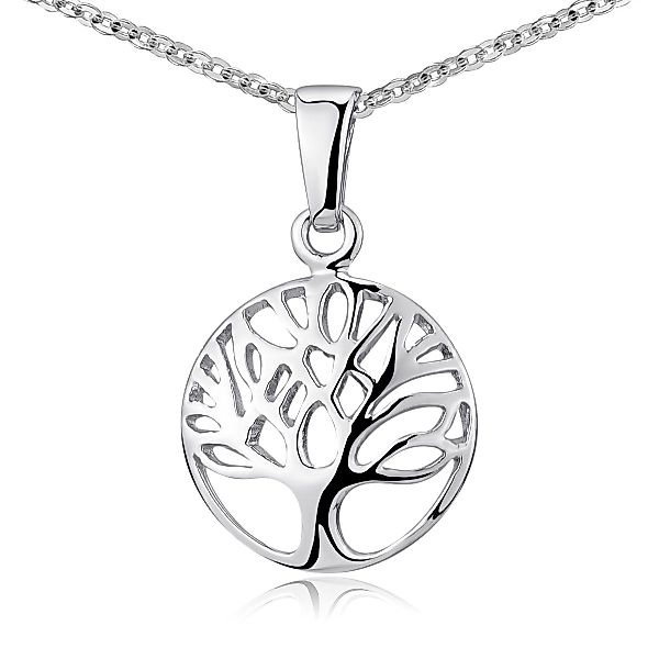 Materia Kettenanhänger Damen Silber Lebensbaum / günstig online kaufen